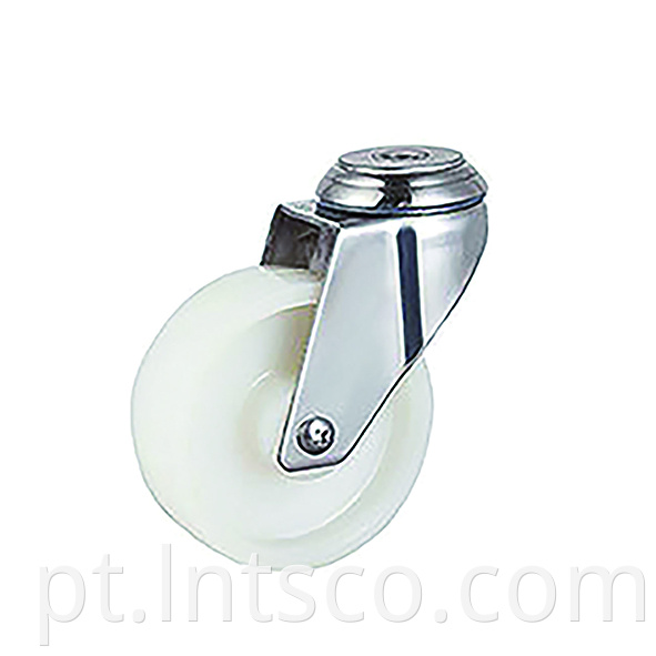 Medium Bolt Hole Stainless Steel PP Swivel Casters